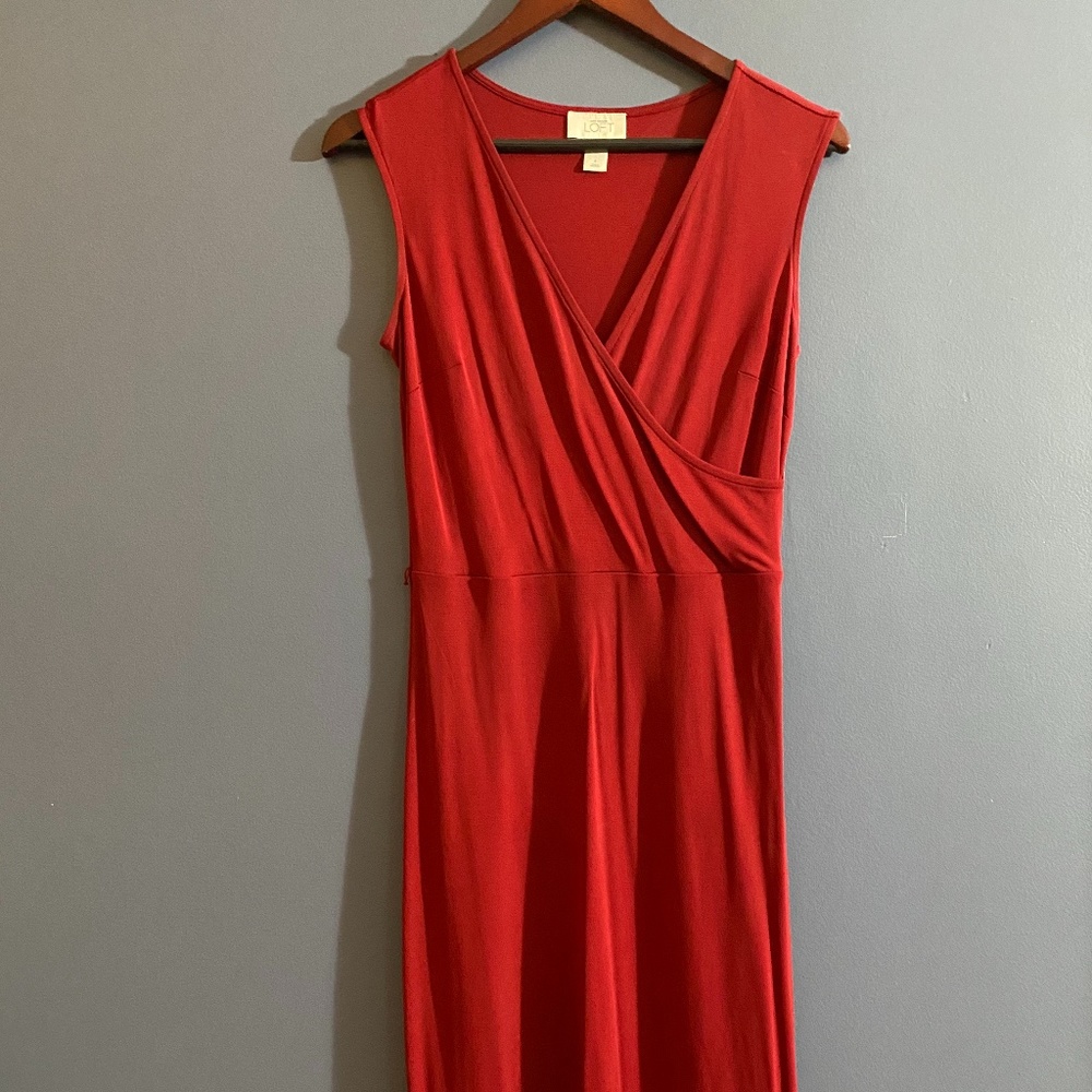 Red Ann Taylor Dress